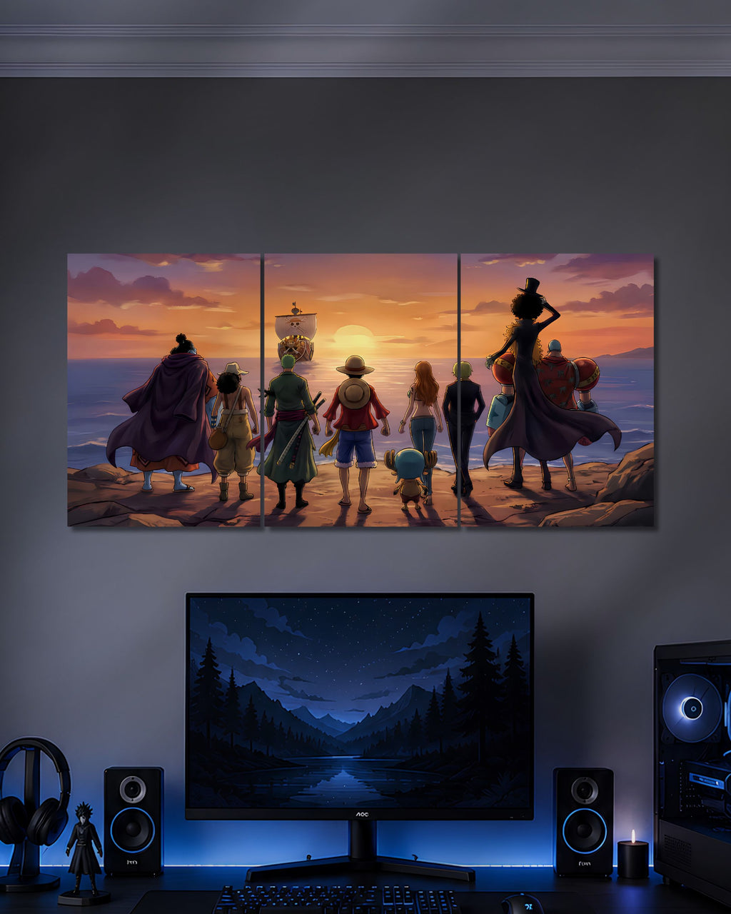 ONE PIECE 01 aluminium poster