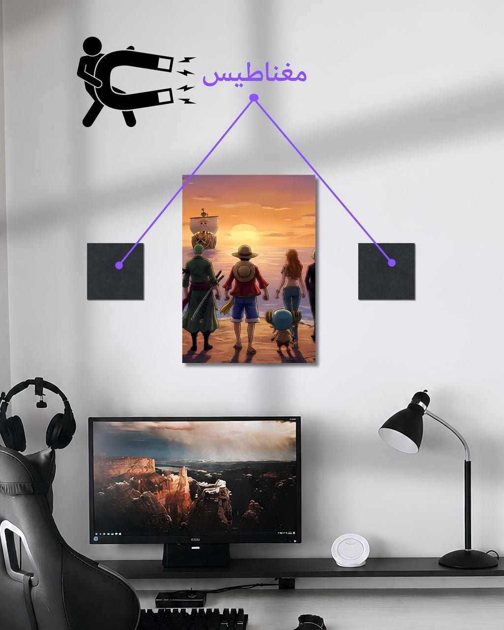 ONE PIECE 01 aluminium poster