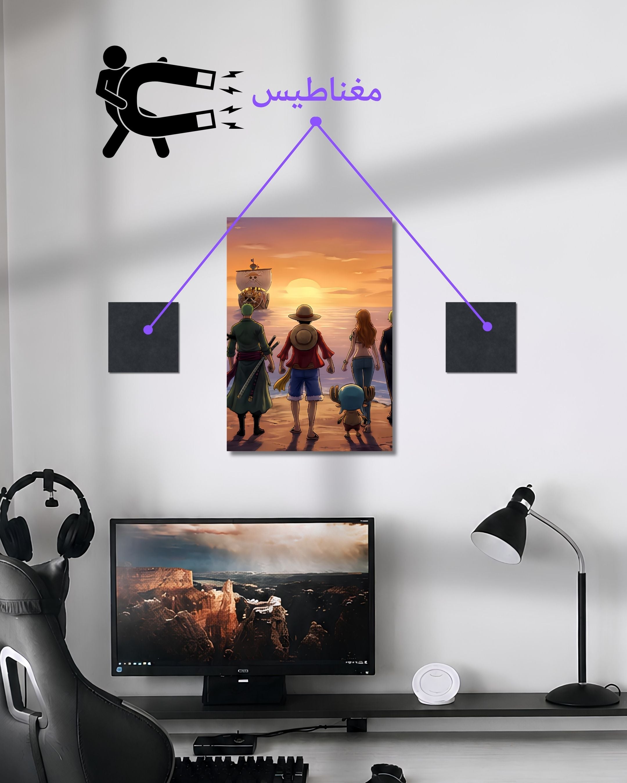 ONE PIECE 01 aluminium poster